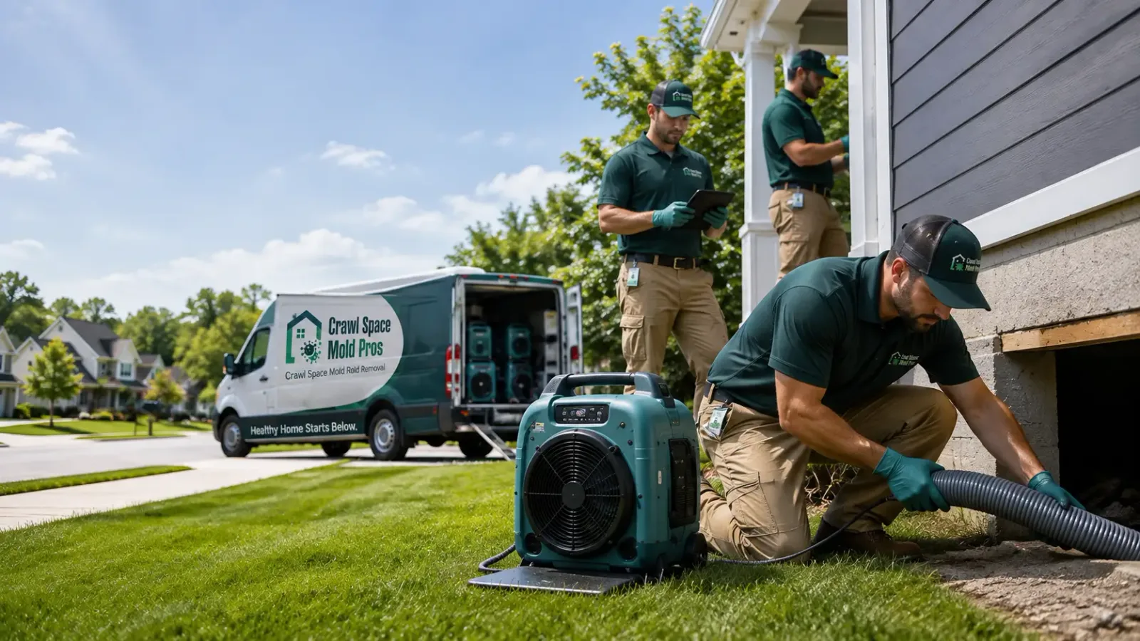 Crawl Space Mold Removal in Henry, VA
